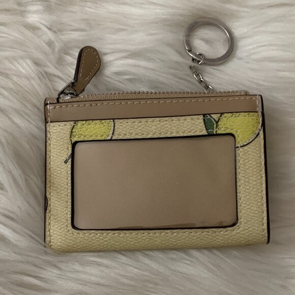 COACH Lemon Corner Zip Wristlet, Mini Skinny, Card Case SET of 3 - Picture 6 of 9